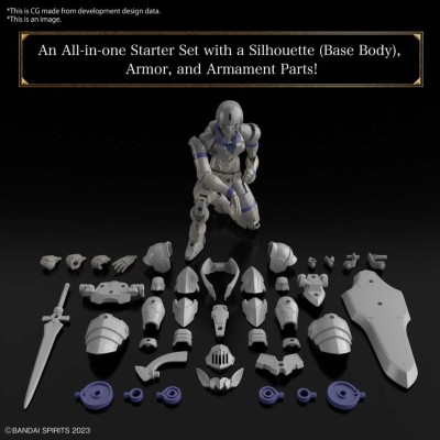 30MF LIBER KNIGHT MODEL KIT ACTION FIGURE BANDAI