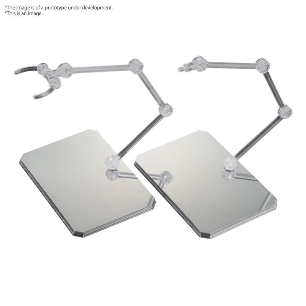 BANDAI ACTION BASE 6 CLEAR MIRROR SET FOR MODEL KIT AND FIGURE