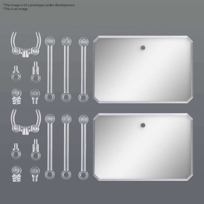 ACTION BASE 6 CLEAR MIRROR SET PER MODEL KIT E FIGURE BANDAI