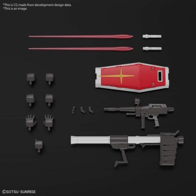 BANDAI REAL GRADE GUNDAM RX-78-2 VER. 2.0 1/144 MODEL KIT