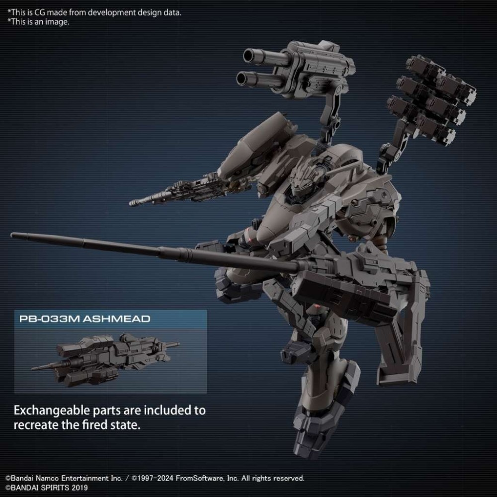 30MM ARMORED CORE VI RAD CC-2000 ORBITER NIGHTFALL 1/144 MODEL KIT ACTION FIGURE BANDAI