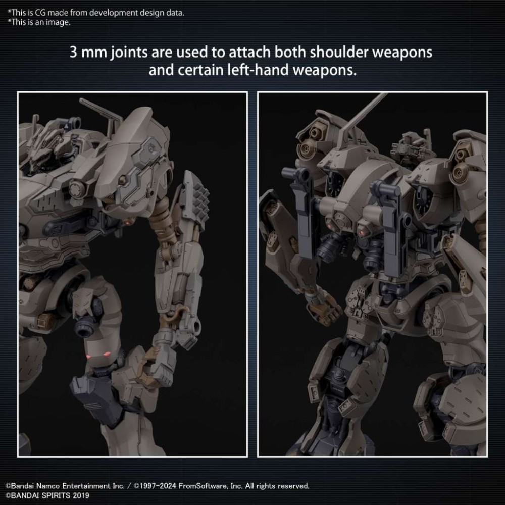 BANDAI 30MM ARMORED CORE VI RAD CC-2000 ORBITER NIGHTFALL 1/144 MODEL KIT