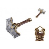 GOD OF WAR RAGNAROK MJOLNIR THOR MARTELLO IN RESINA REPLICA 50CM