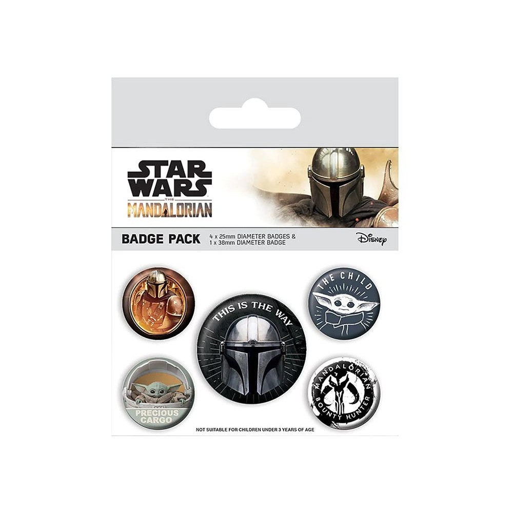 PYRAMID INTERNATIONAL STAR WARS THE MANDALORIAN BADGE PACK