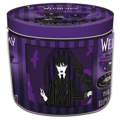 PYRAMID INTERNATIONAL WEDNESDAY NIGHTSHADES AND RAVENS GIFT SET MUG AND COASTER