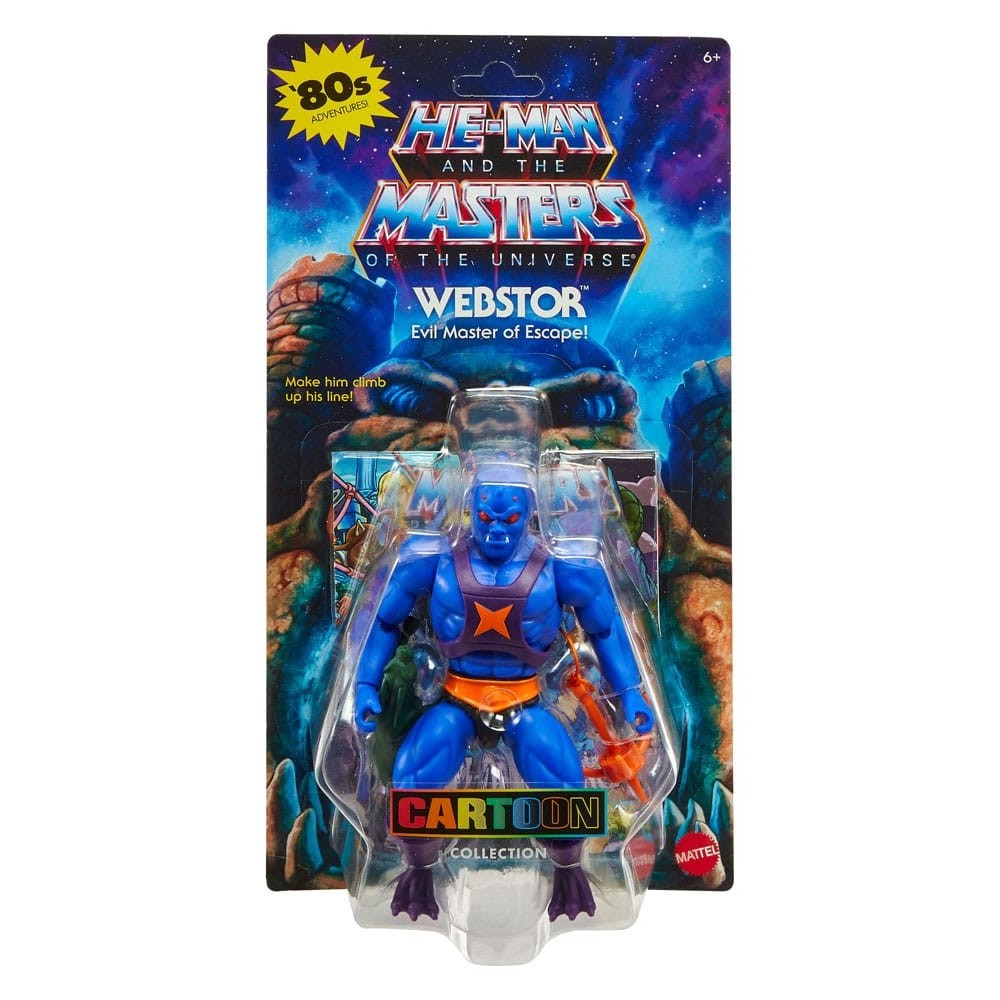 MASTERS OF THE UNIVERSE ORIGINS WEBSTOR CARTOON ACTION FIGURE MATTEL