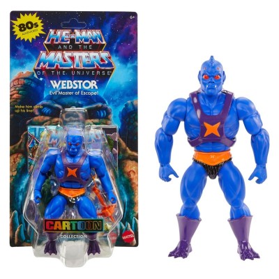 MASTERS OF THE UNIVERSE ORIGINS WEBSTOR CARTOON ACTION FIGURE MATTEL