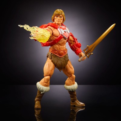 MASTERS OF THE UNIVERSE NEW ETERNIA THUNDER PUNCH HE-MAN ACTION FIGURE MATTEL