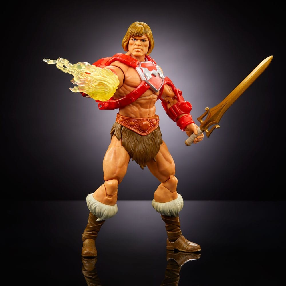 MASTERS OF THE UNIVERSE NEW ETERNIA THUNDER PUNCH HE-MAN ACTION FIGURE MATTEL