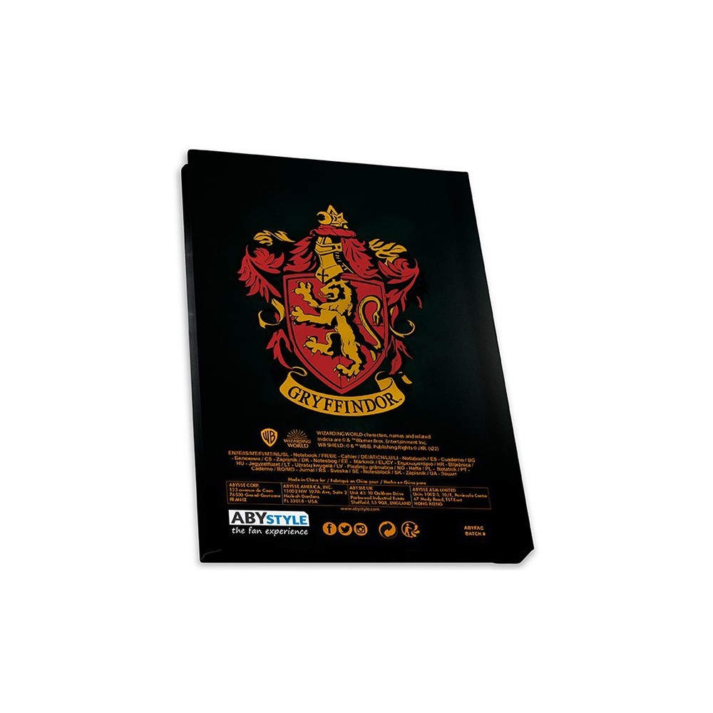 ABYSTYLE HARRY POTTER GRYFFINDOR GIFT SET MUG KEYRING AND NOTEBOOK