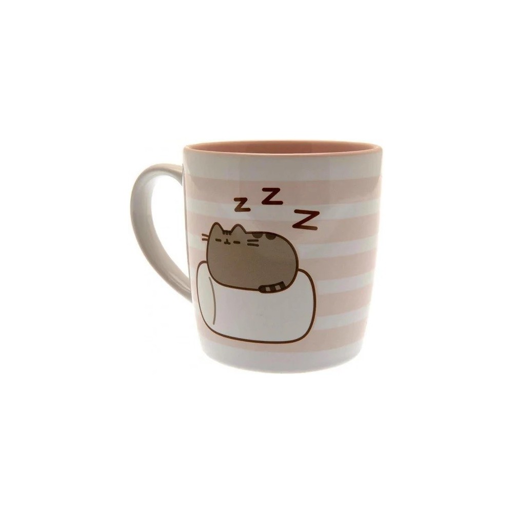 PYRAMID INTERNATIONAL PUSHEEN THE CAT GIFT TIN SET MUG AND COASTER