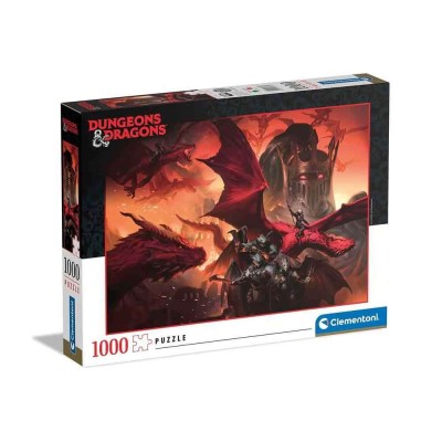 DUNGEONS AND DRAGONS DRAGONLANCE SHADOW OF THE DRAGON QUEEN 1000 PEZZI PUZZLE 70X50 CM RAVENSBURGER