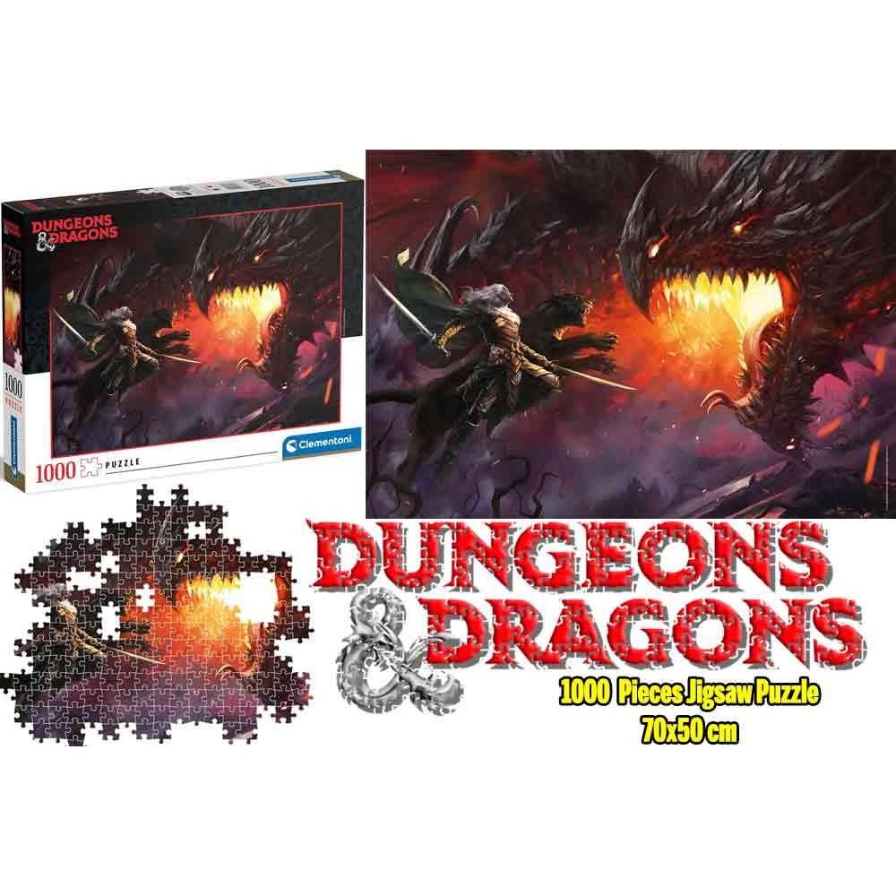 RAVENSBURGER DUNGEONS & DRAGONS DRIZZT DO URDEN 1000 PIECES JIGSAW 70X50 CM
