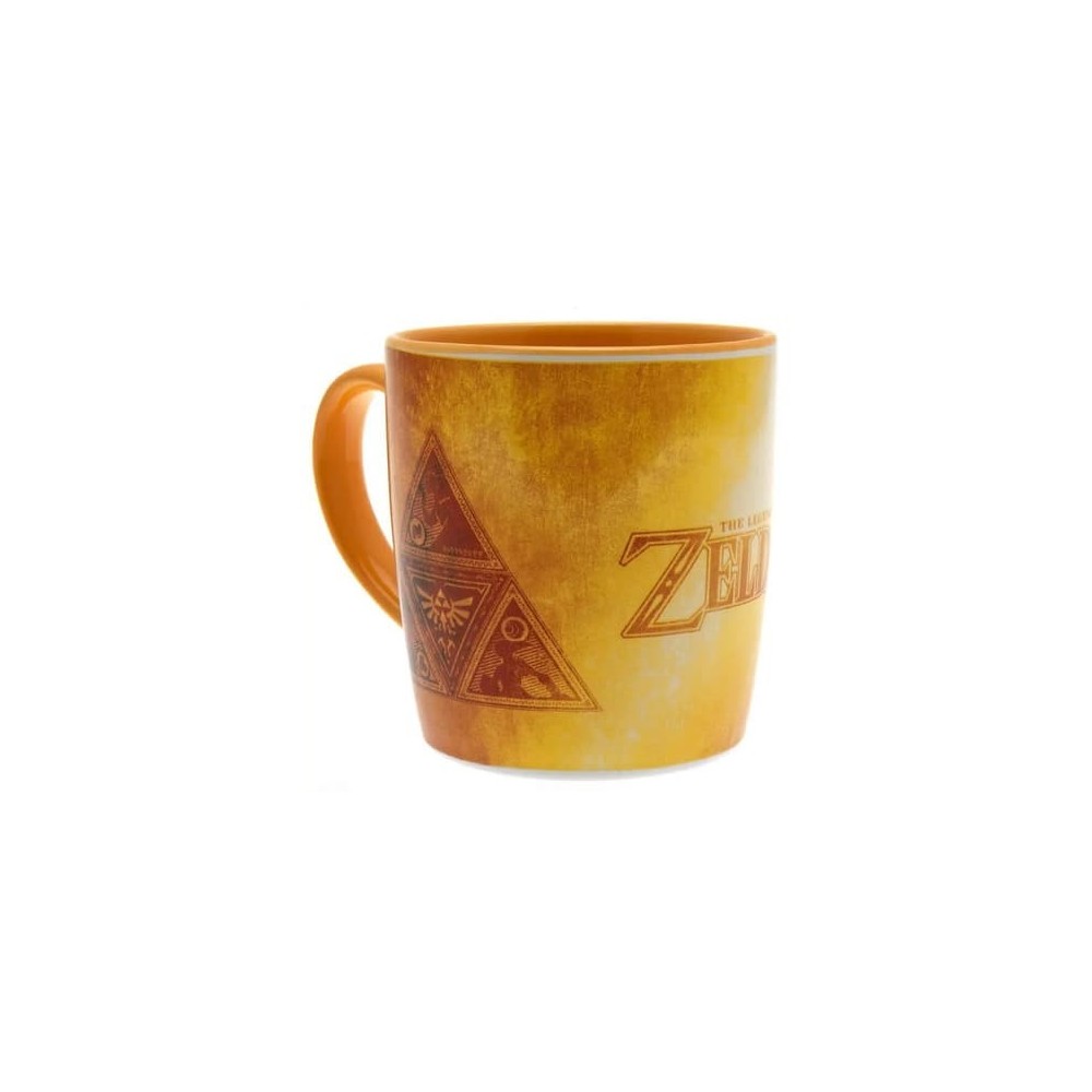 PYRAMID INTERNATIONAL THE LEGEND OF ZELDA GOLDEN TRIFORCE GIFT TIN SET MUG AND COASTER
