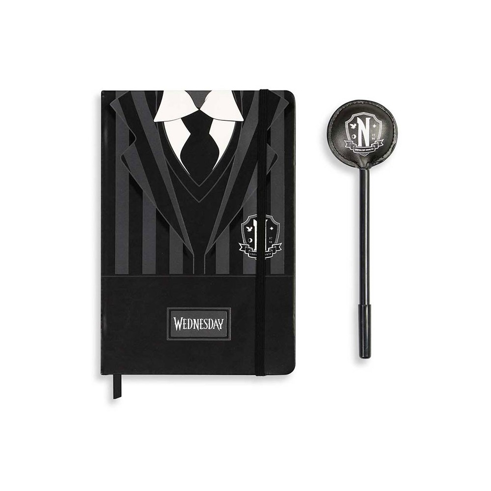 KARACTERMANIA WEDNESDAY UNIFORM DIARY AND BALLPEN GIFT SET