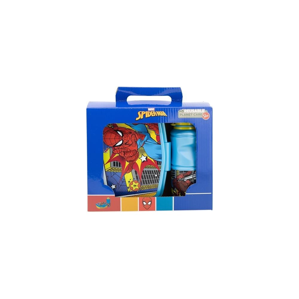 STOR  SPIDER-MAN LUNCH BOX AND SPORT BOTTLE SET