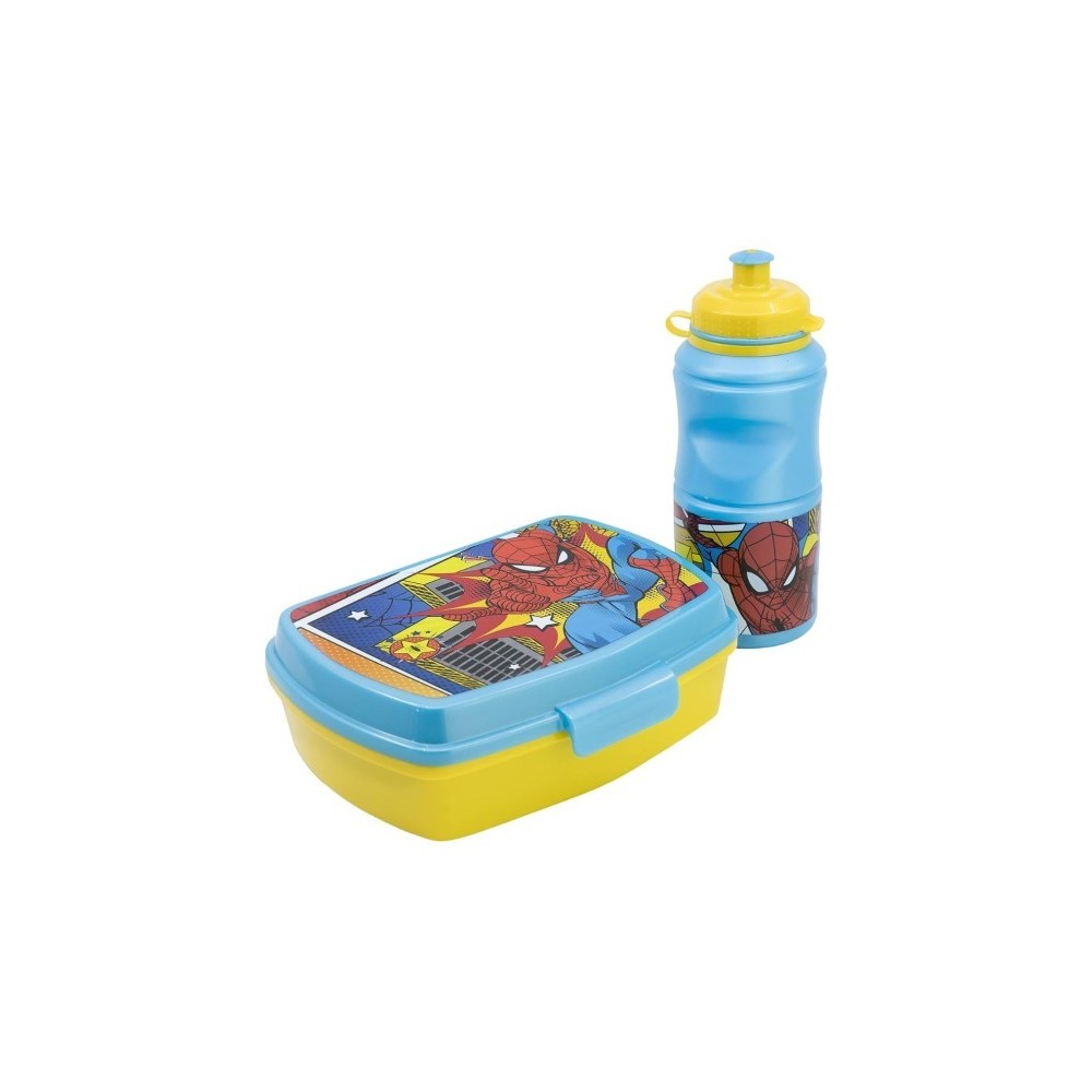 STOR  SPIDER-MAN LUNCH BOX AND SPORT BOTTLE SET