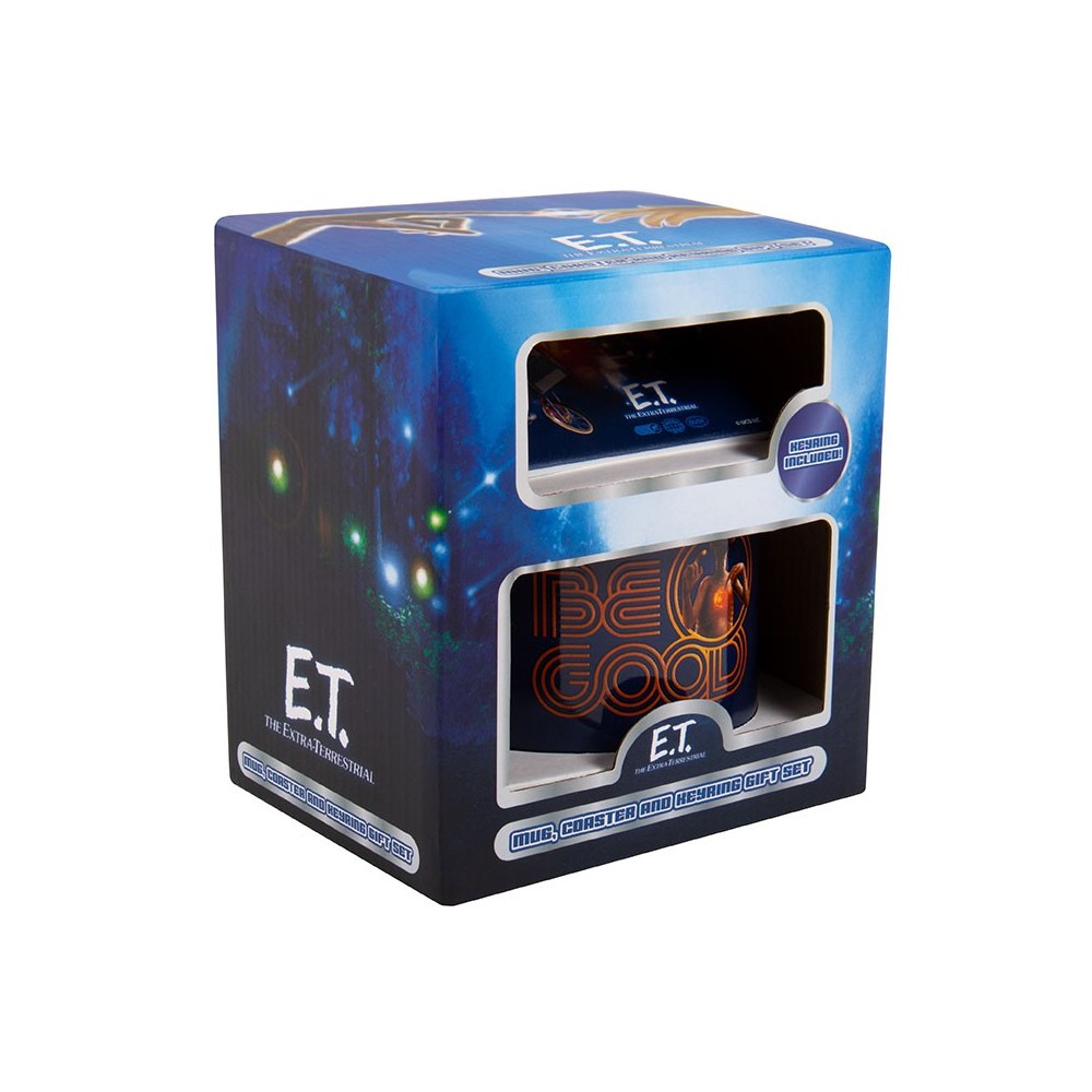 E.T. L'EXTRATERRESTRE GIFT SET TAZZA SOTTOBICCHIERE E PORTACHIAVI FIZZ CREATIONS