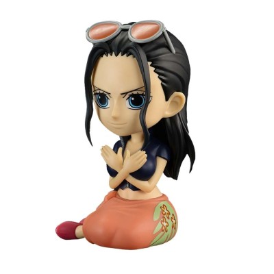 ONE PIECE NICO ROBIN MONEY BANK SALVADANAIO FIGURE PLASTOY