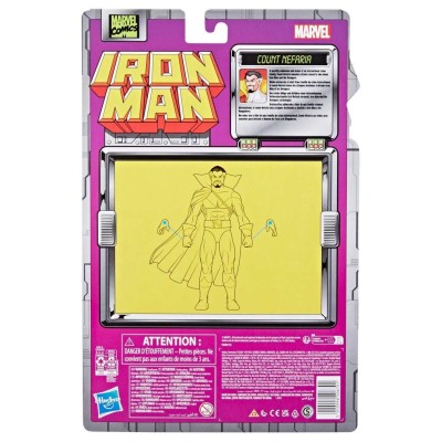 MARVEL LEGENDS IRON MAN SERIES COUNT NEFARIA ACTION FIGURE HASBRO