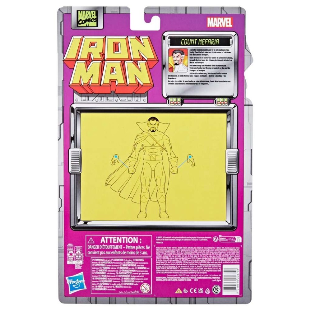 HASBRO MARVEL LEGENDS COUNT NEFARIA ACTION FIGURE