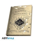 ABYSTYLE HARRY POTTER GRYFFINDOR GIFT SET GLASS PIN AND NOTEBOOK