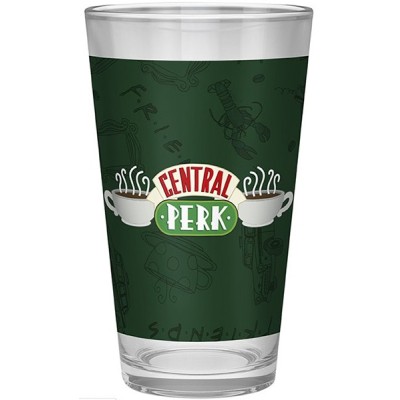 ABYSTYLE FRIENDS CENTRAL PERK GIFT SET GLASS PIN AND NOTEBOOK