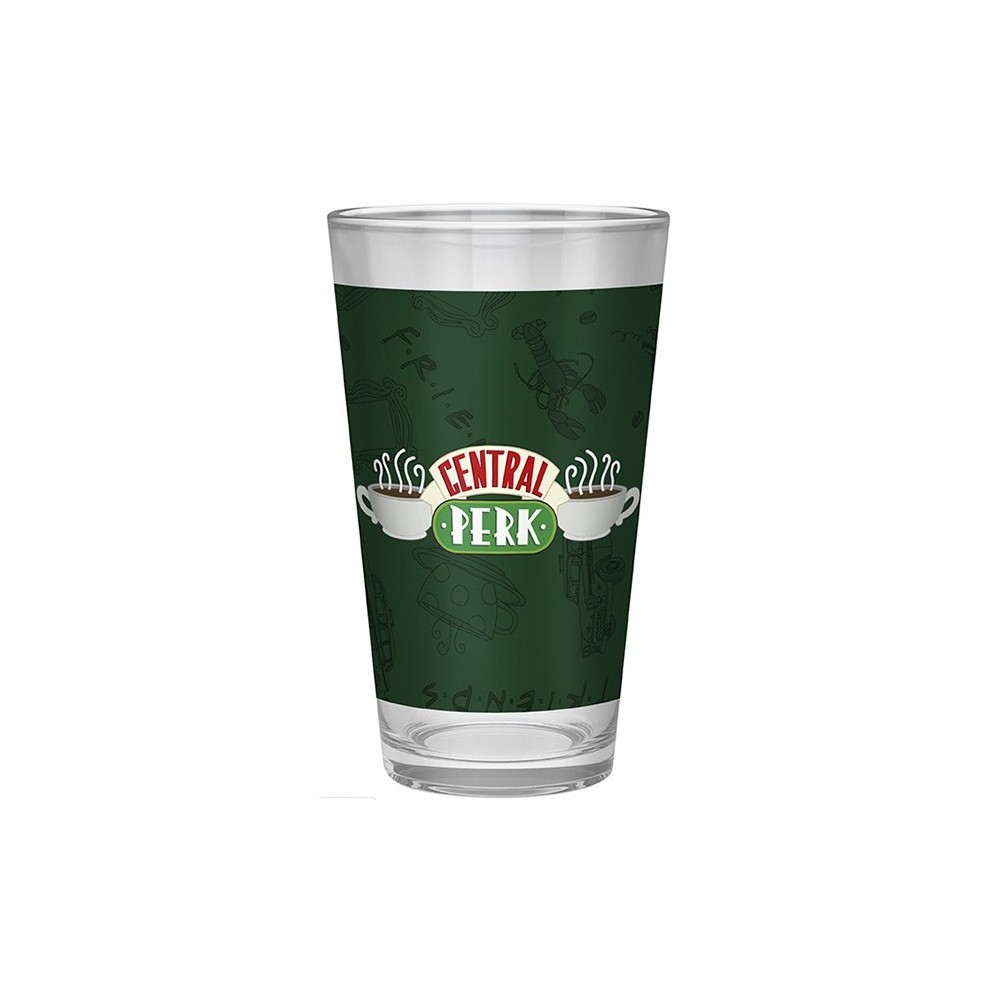 ABYSTYLE FRIENDS CENTRAL PERK GIFT SET GLASS PIN AND NOTEBOOK