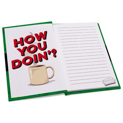 ABYSTYLE FRIENDS CENTRAL PERK GIFT SET GLASS PIN AND NOTEBOOK