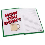 ABYSTYLE FRIENDS CENTRAL PERK GIFT SET GLASS PIN AND NOTEBOOK