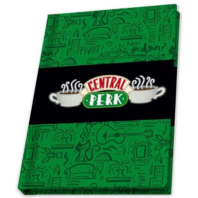 ABYSTYLE FRIENDS CENTRAL PERK GIFT SET GLASS PIN AND NOTEBOOK