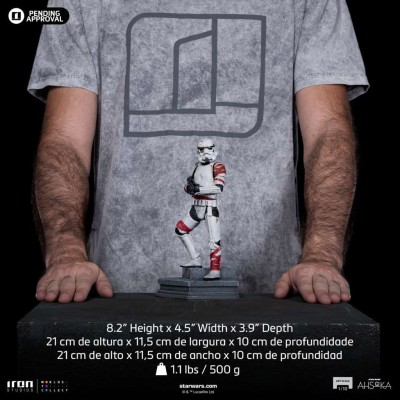 STAR WARS AHSOKA NIGHT TROOPER ART SCALE 1/10 STATUA FIGURE IRON STUDIOS