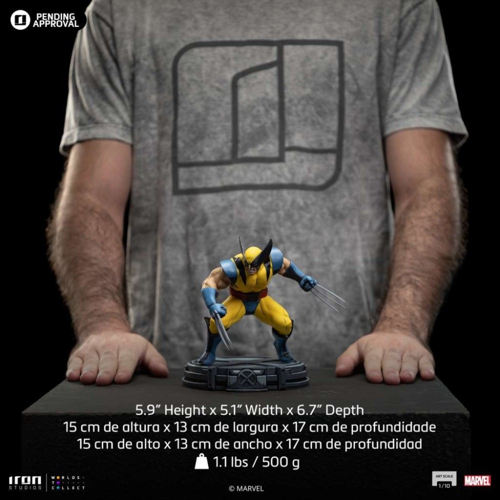 IRON STUDIOS MARVEL COMICS X-MEN 97 WOLVERINE 1/10 STATUE ART SCALE