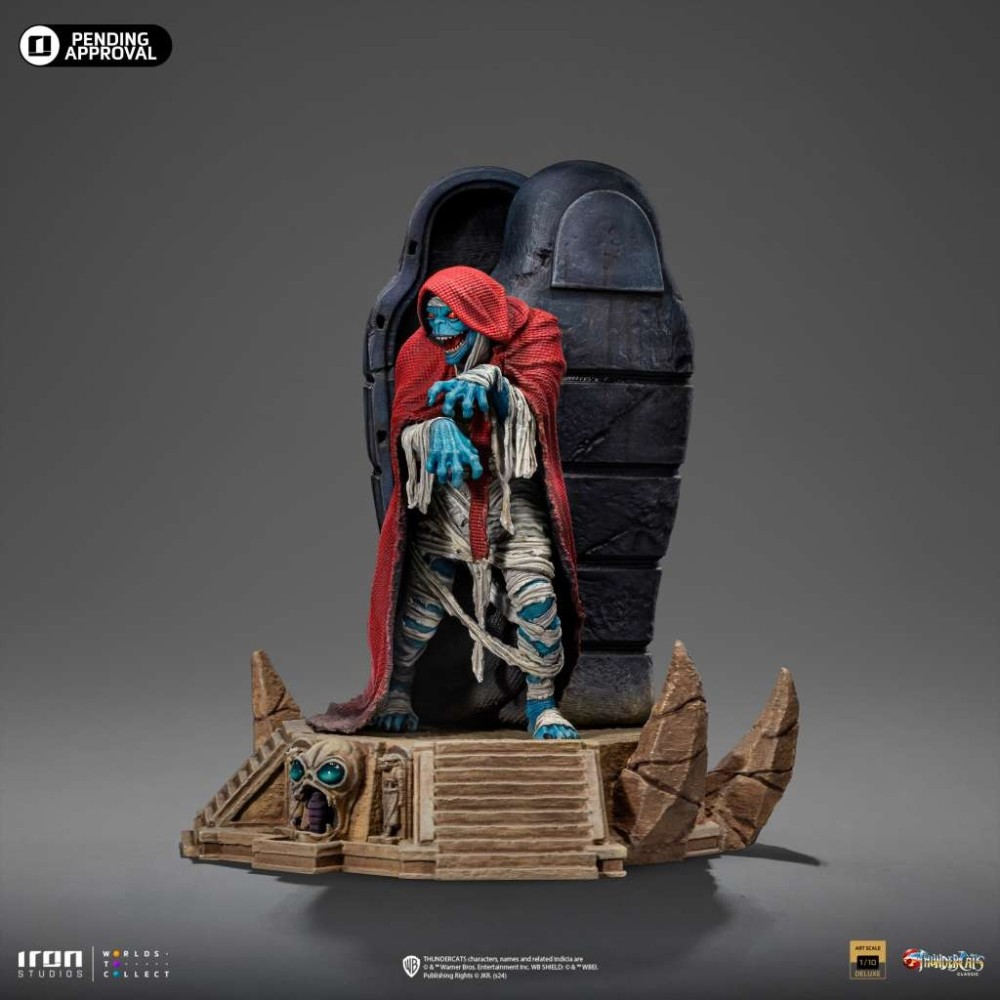 IRON STUDIOS THUNDERCATS MUMM-RA DECAYED FORM ART SCALE DLX 1/10 STATUE