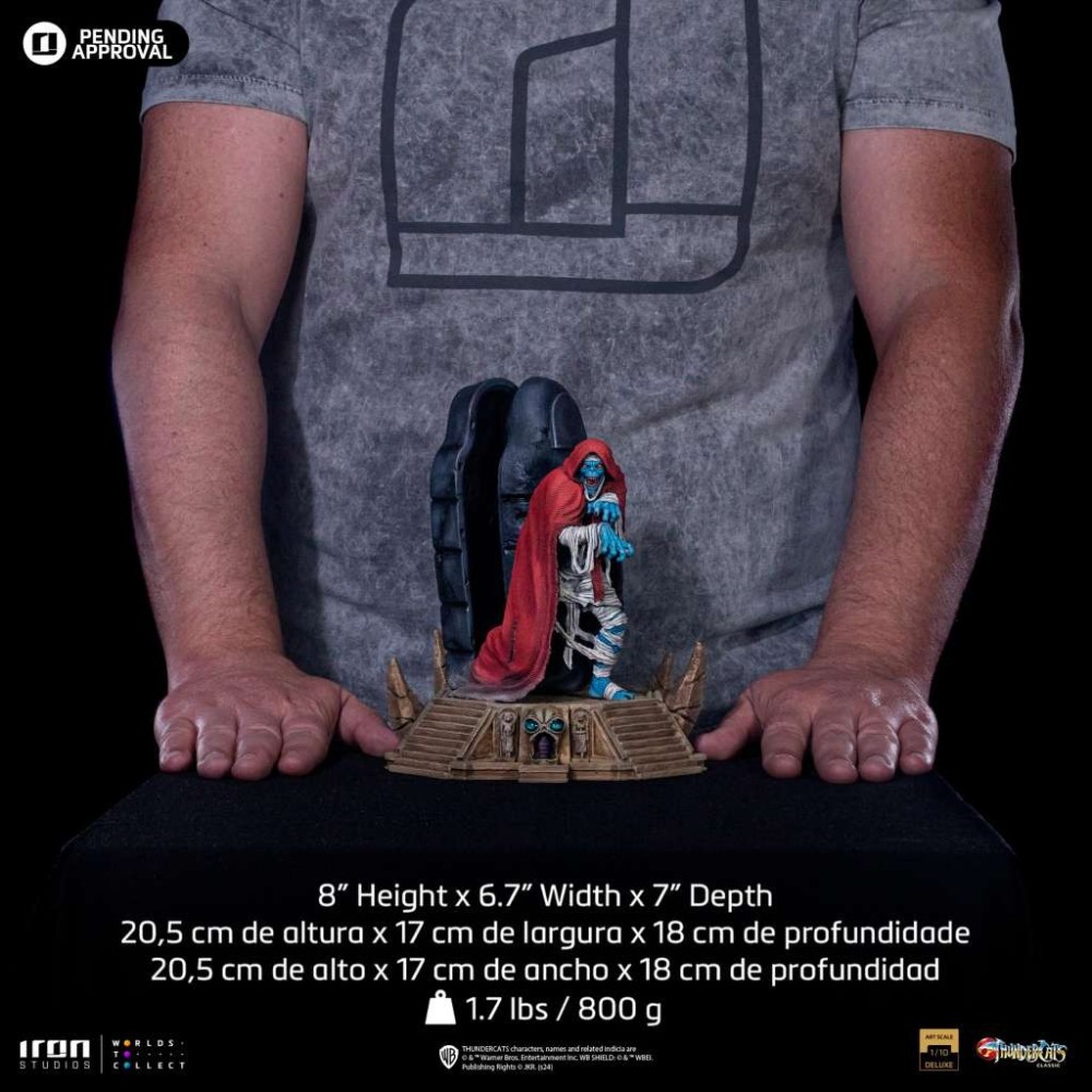 IRON STUDIOS THUNDERCATS MUMM-RA DECAYED FORM ART SCALE DLX 1/10 STATUE