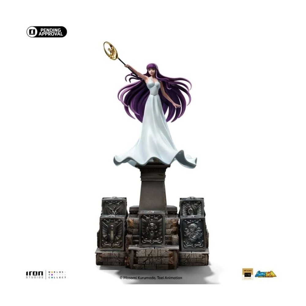 SAINT SEIYA SAORI KIDO LADY ISABEL ATHENA ART SCALE 1/10 STATUA FIGURE IRON STUDIOS