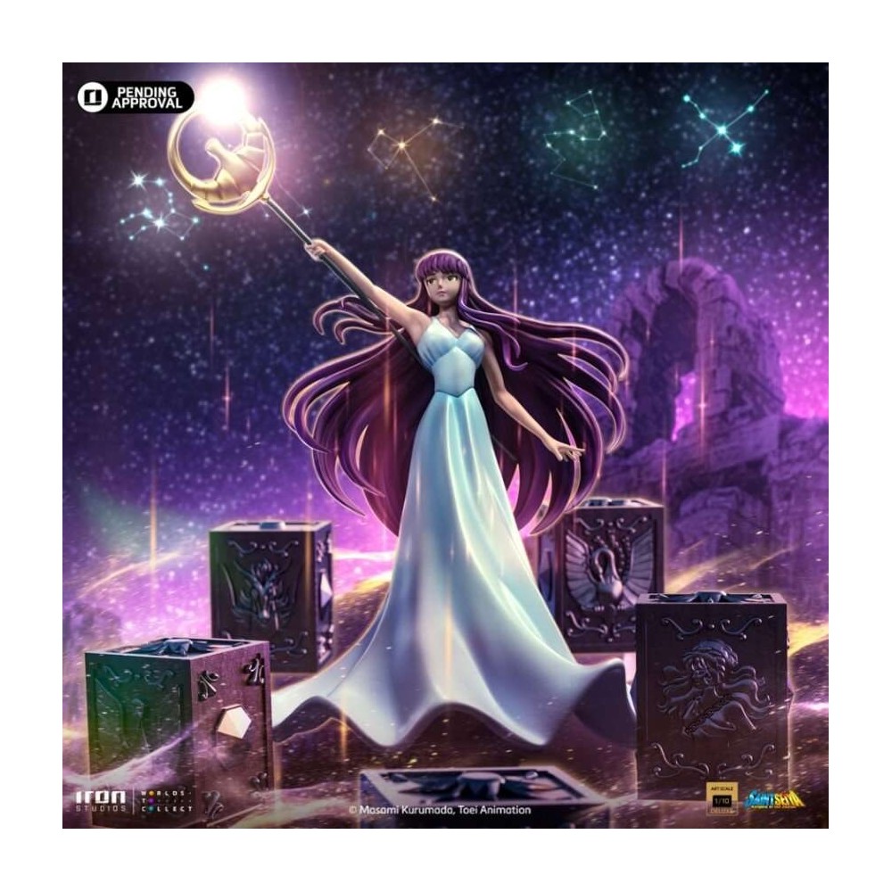 SAINT SEIYA SAORI KIDO LADY ISABEL ATHENA ART SCALE 1/10 STATUA FIGURE IRON STUDIOS
