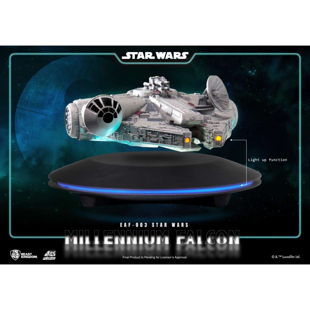 BEAST KINGDOM STAR WARS MILLENNIUM FALCON MAGNETIC FLOATING VERSION