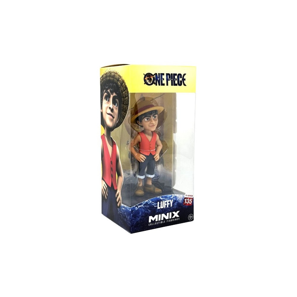 NOBLE COLLECTIONS ONE PIECE NETFLIX LUFFY MINIX COLLECTIBLE FIGURINE FIGURE
