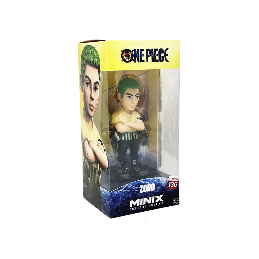 NOBLE COLLECTIONS ONE PIECE NETFLIX ZORO MINIX COLLECTIBLE FIGURINE FIGURE