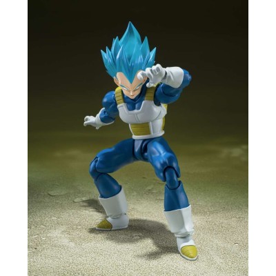 BANDAI DRAGON BALL SUPER SAIYAN GOD SUPER SAIYAN VEGETA S.H. FIGUARTS ACTION FIGURE