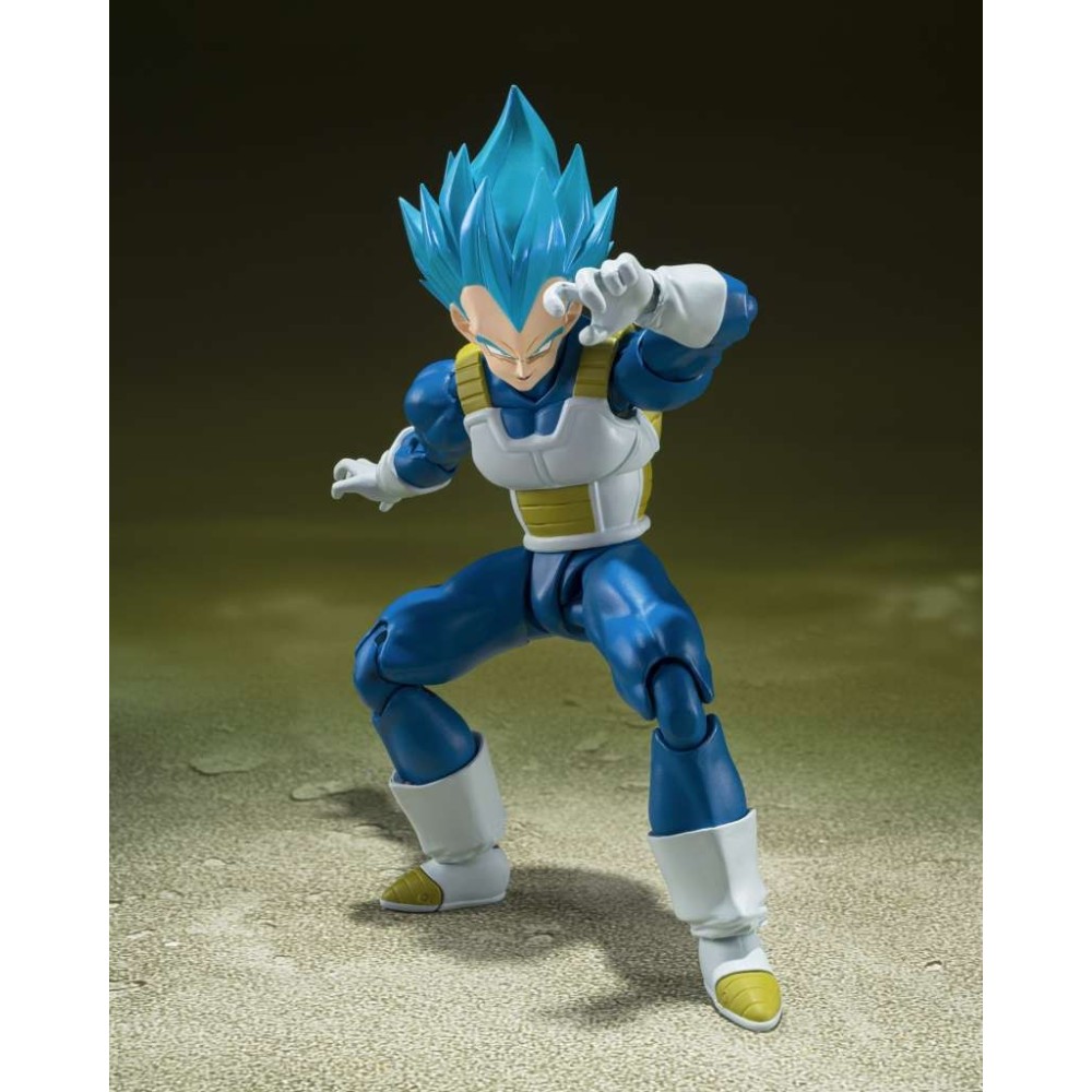 BANDAI DRAGON BALL SUPER SAIYAN GOD SUPER SAIYAN VEGETA S.H. FIGUARTS ACTION FIGURE