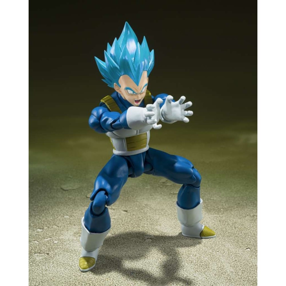 BANDAI DRAGON BALL SUPER SAIYAN GOD SUPER SAIYAN VEGETA S.H. FIGUARTS ACTION FIGURE