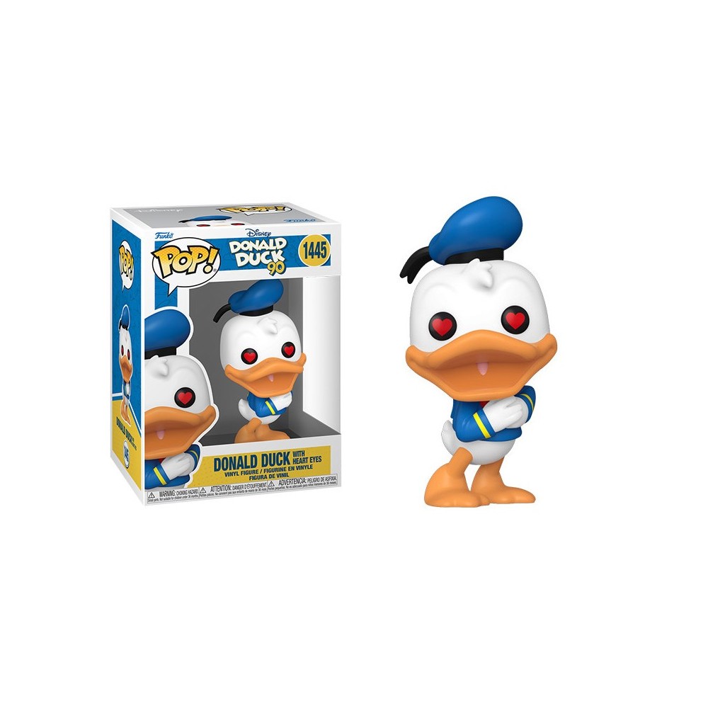 FUNKO FUNKO POP! DISNEY DONALD DUCK 90 DONALD DUCK WITH HEART EYES BOBBLE HEAD FIGURE