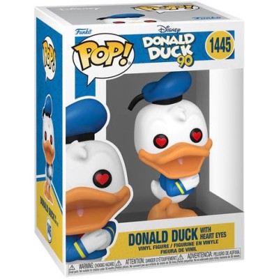 FUNKO FUNKO POP! DISNEY DONALD DUCK 90 DONALD DUCK WITH HEART EYES BOBBLE HEAD FIGURE