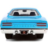 JADA TOYS LOONEY TUNES 1970 PLAYMOUTH ROADRUNNER WILL E. COYOTE DIE CAST 1/24 MODEL