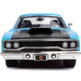 JADA TOYS LOONEY TUNES 1970 PLAYMOUTH ROADRUNNER WILL E. COYOTE DIE CAST 1/24 MODEL