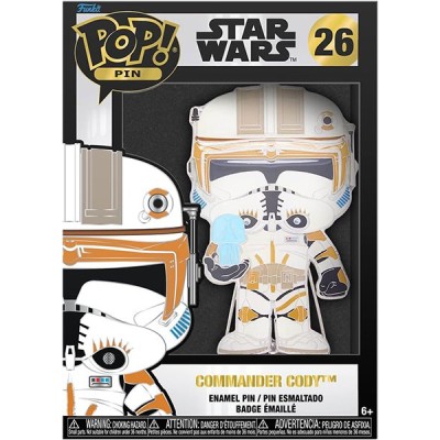 FUNKO POP! PIN STAR WARS COMMANDER CODY SPILLA FIGURE FUNKO