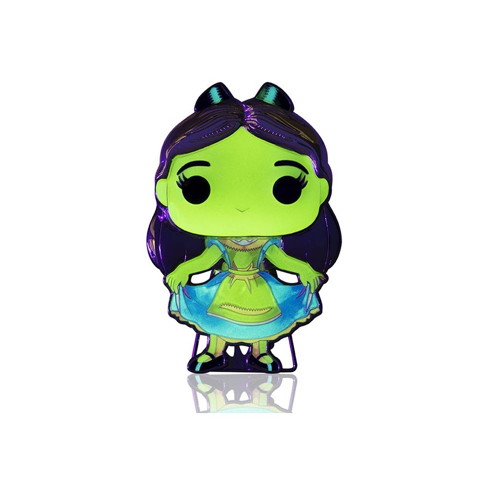 FUNKO POP! PIN DISNEY ALICE NEL PAESE DELLE MERAVIGLIE BLACKLIGHT GLOWS IN THE DARK SPILLA FIGURE FUNKO