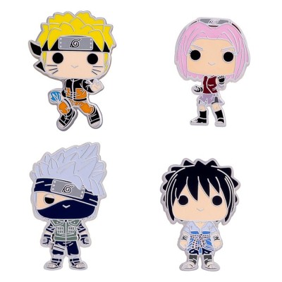 FUNKO NARUTO SHIPPUDEN POP! PIN MINI FIGURE SET
